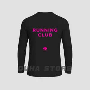 Jersey Longsleeve Running Club Duha Sportwear Unisex Sport Olahraga Lari Pria Wanita