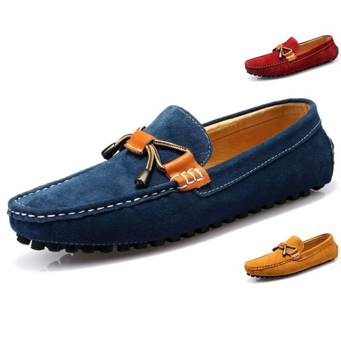 Kickers Papara Sepatu Slip On Pria Import Terbaru Dan Termurah Kuliah Kerja Berkualitas Suede TPR Nyaman Awet Size 38-44 Include Box