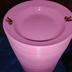 Piring Ayam Jago dapat 1 lusin Viral Kitchenware VIOREE Plastik