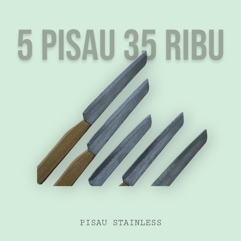 Product Introduction of PAKET 5 PCS pisau dapur stainless Steel Kitchenware pisau uset Kupas bawang 1