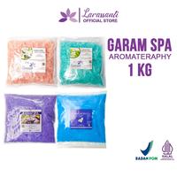 Gambar LARASSANTI Garam Spa Kesehatan 1kg RESMI BPOM Garam Himalaya untuk Kesehatan Spa Anda Aromateraphy Halal Terdaftar Resmi di BPOM - LAVENDER dari Larassanti 0fficial Store Kab. Tangerang 3 Tokopedia