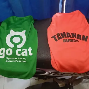 Baju Kucing Lucu “TAHANAN RUMAH”  | Outfit Kucing Anti Galau, Adem, & Stylish – Banyak Warna Pilihan!