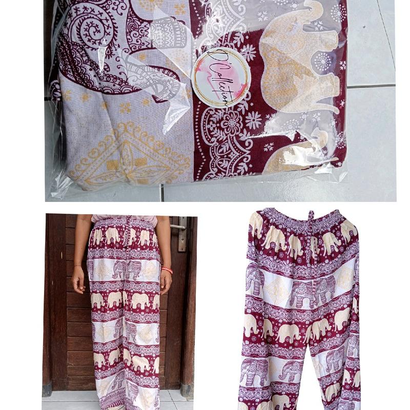 kulot panjang motif gajah 0