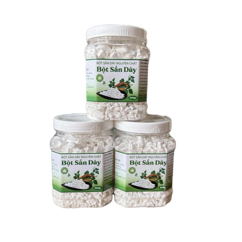 Combo 3 Hộp Tinh Bột Sắn Dây( 1 hộp 500g tổng nhận 1,5kg)- Đồ ăn vặt Thuỷ Béo bột sắn dây