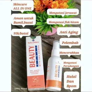 natura world beauty spray Perawatan Muka Pelembab Mencerahkan Wajah