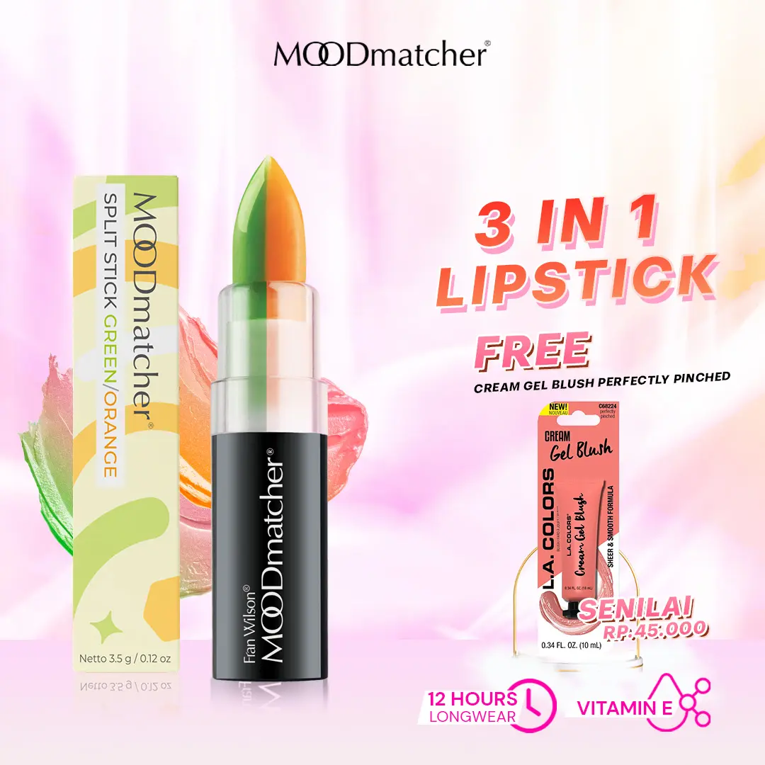 MOODmatcher Lipstik Split Sticks Green/Orange