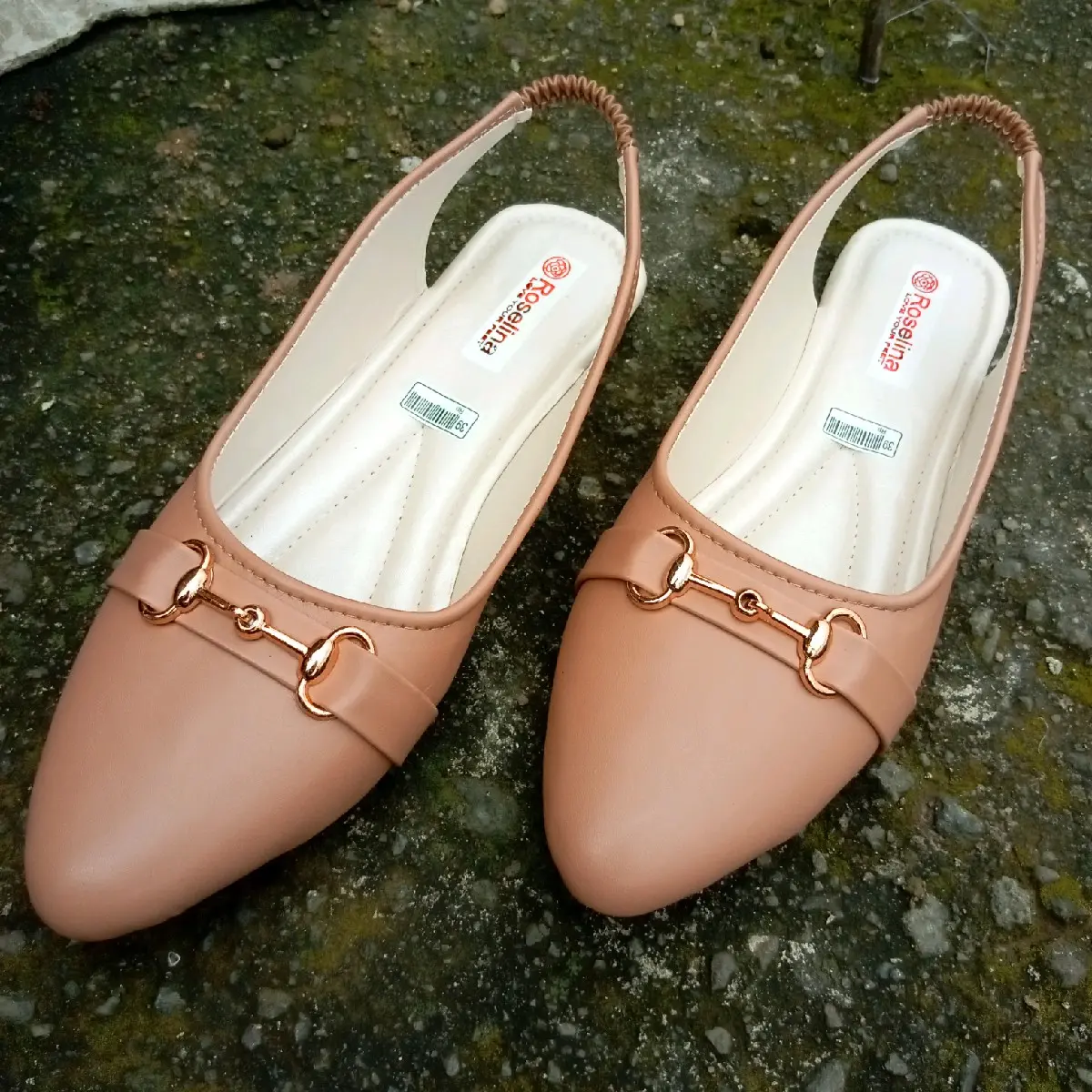 SS FLATSHOES SEPATU WANITA - FLATSHOES WANITA EMPUK SOL KARET KERJA