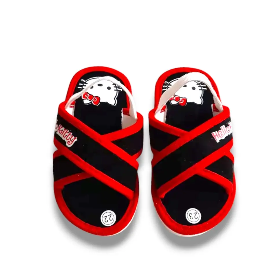 Sandal Bayi Bunyi Cicit Encit Model Selop Silang Hello Kitty Terbaru
