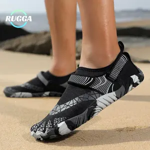 RUGGA 2026 Sepatu Air Unisex Baru, Sepatu Pantai Karet Anti Selip, Sepatu Air untuk Kolam Renang, Sungai, dan Pantai, Ukuran Besar 46