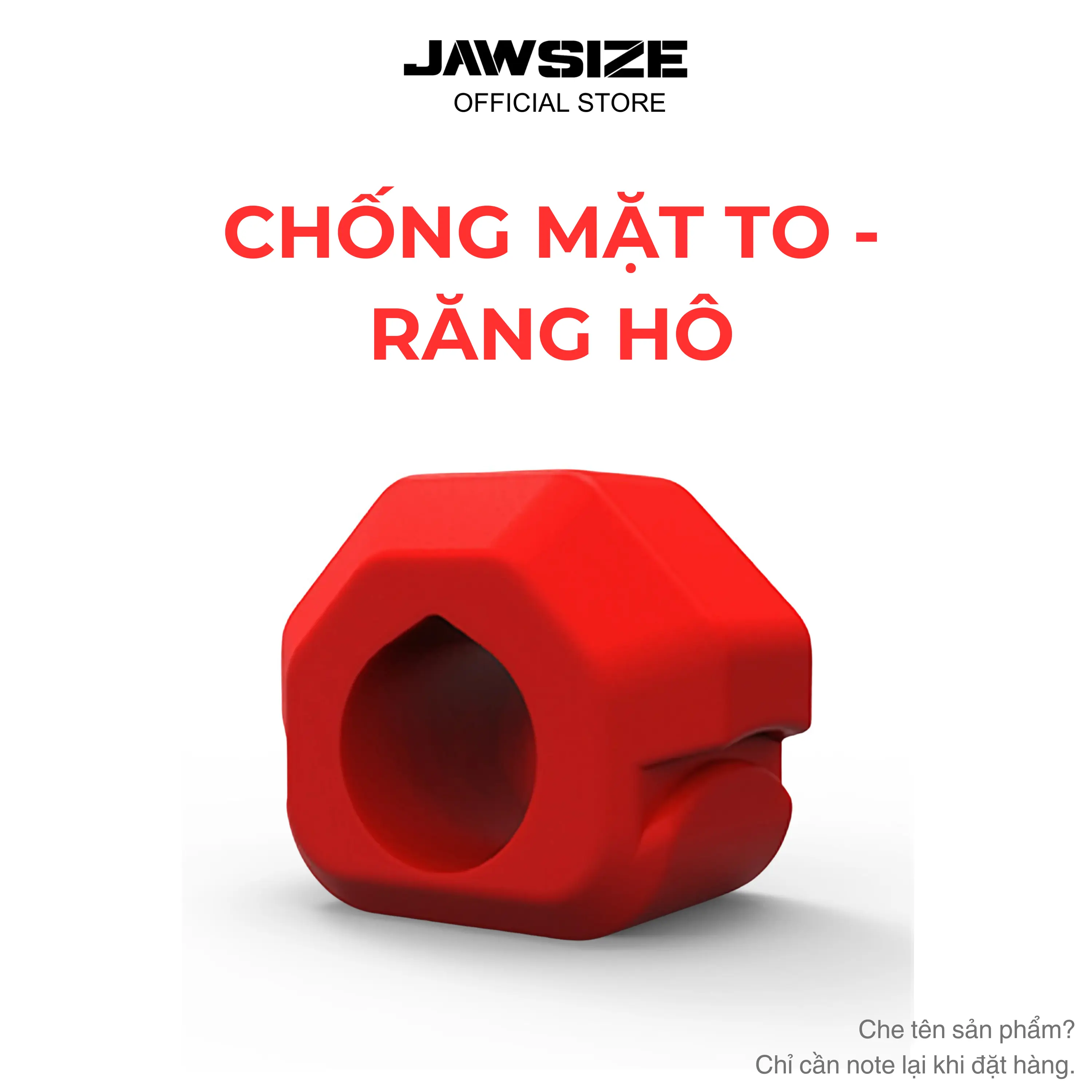 Mua 1 Tặng 1 - Bóng Tập Cơ Hàm Jawsize Mới - Chống Mặt To Răng Hô Khi Tập, Cải Thiện Nọng Lệch, Tạo Jawline