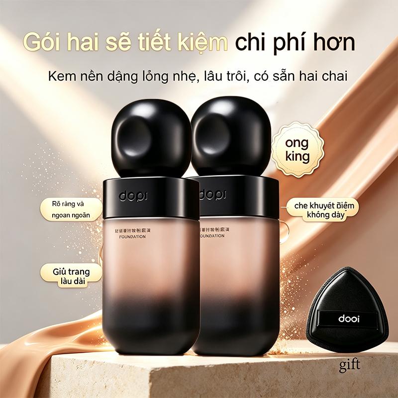 DoPi Kem Nền 35ml Kiểm Soát Dầu Hiệu Quả Lâu Trôi Che Phủ Tốt Chất Kem Mỏng Mịn Dễ Tán