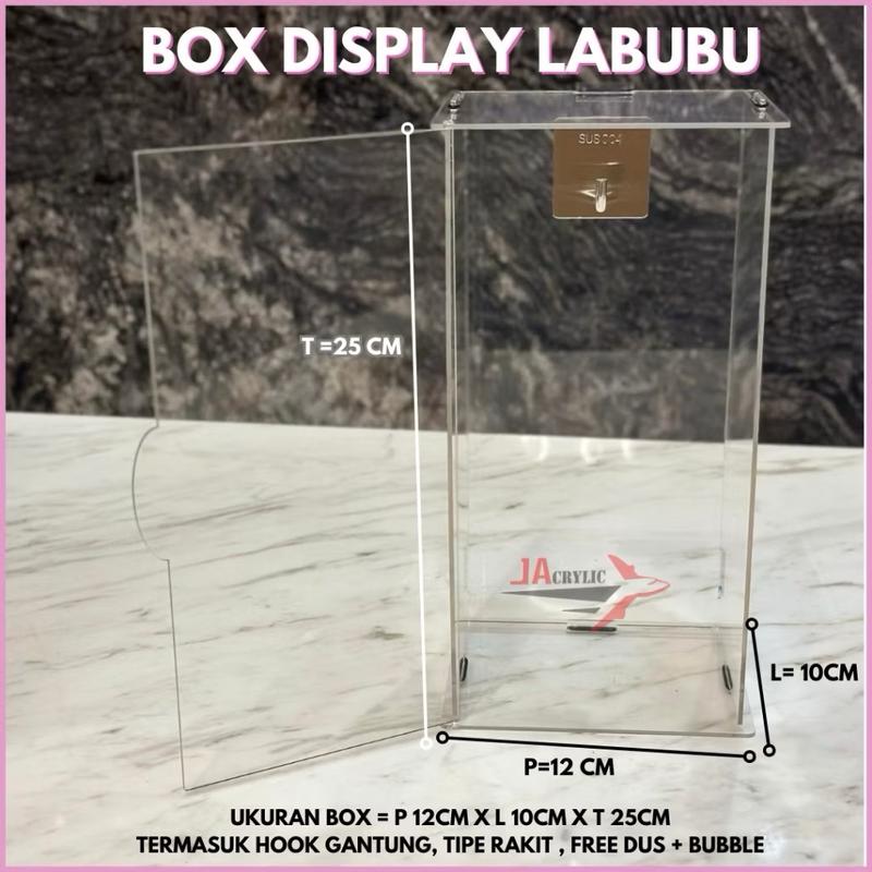 BOX DISPLAY LABUBU AKRILIK KOTAK LABUBU POPMART UPSET DUCK 7