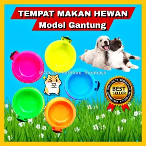 Tempat Makan Kucing Gantung Petbowl Gantung Tempat Makan Anjing Kelinci Musang Landak Hamster Tempat Minum Jepit Tempat Makan Hewan