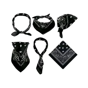 Slayer Bandana Scraft Multifungsi Syal Ikat Kepala Hip Hop Cewek Cowok Anak Skena Hitam Motif Elegan
