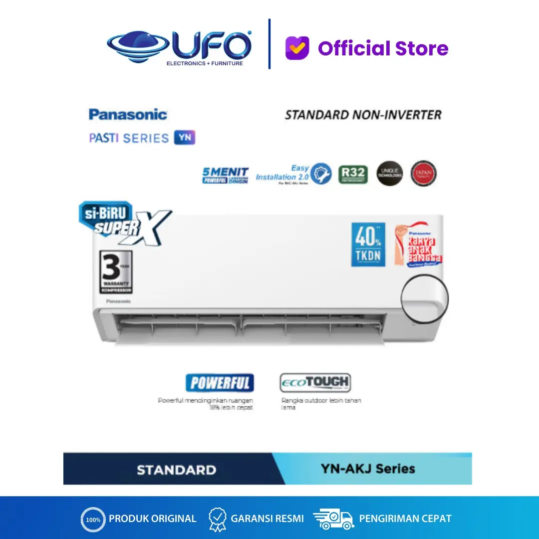Panasonic AC Standard 3/4 PK Wall Mounted Split - CS/CU-YN7AKJ | CUYN7AKJ