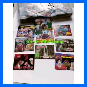 20pcs buku komik horor Gedhe mix 9x12cm