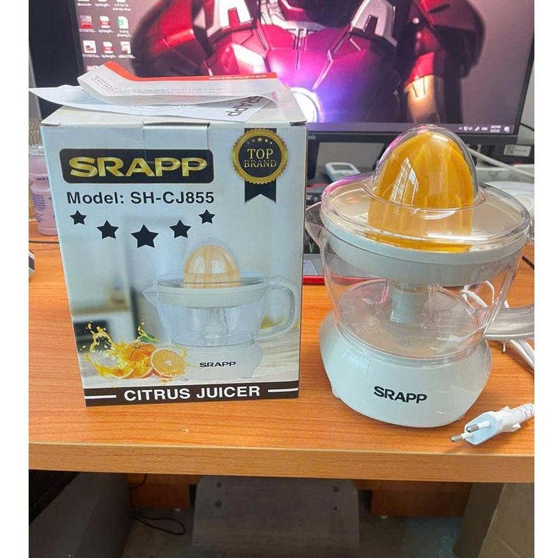 Máy vắt cam tự động Srapp 700ml, Máy ép cam tự động bằng điện 2 chiều giúp lấy hết nước- Bản Nâng Cấp Sokany