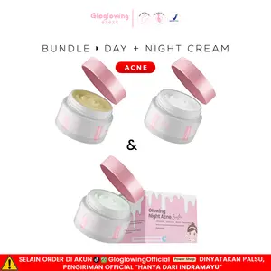 GLOGLOWING Day + Night Acne [Bundling Cream Wajah]