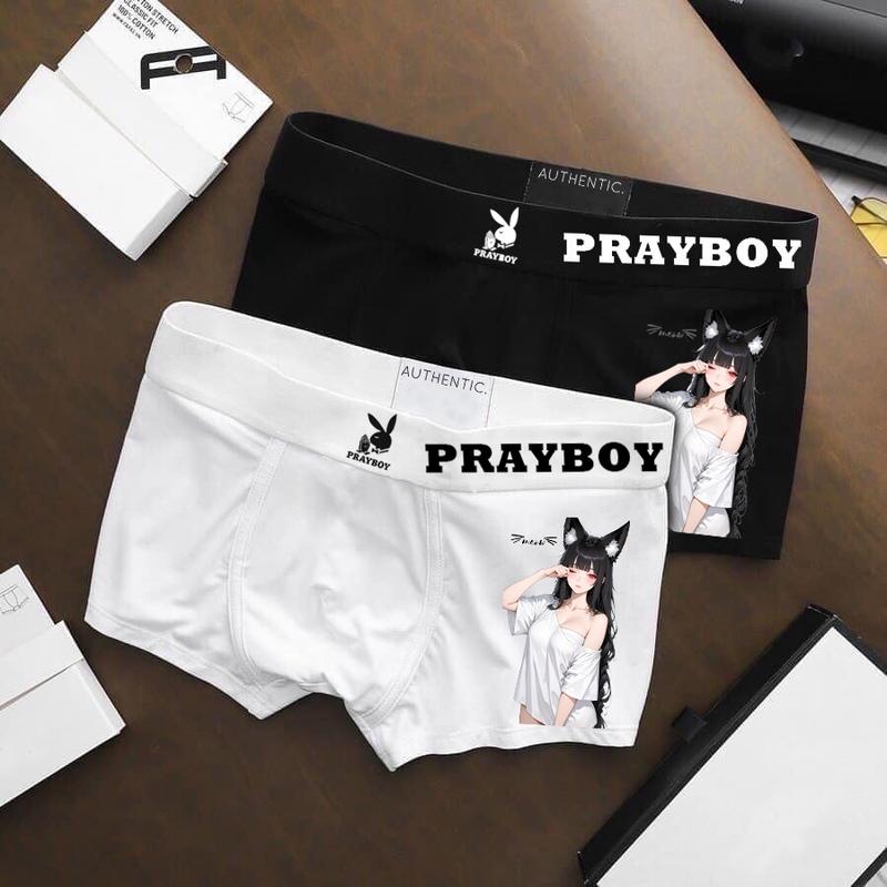   MÃ 07  Combo 5 - 10 quần sịp đùi PRAYBOY hàng loại 1 cạp dệt - siêu bền chất liệu thun lạnh co giãn 4 chiều kháng khuẩn khử mùi Quần Nam Quần Boxer Menswear quần  lot 