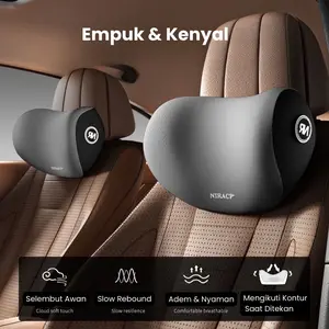 [BEST SELLER] Bantal Kepala Mobil Memory Foam Super Empuk - Solusi Leher Kaku Saat Nyetir