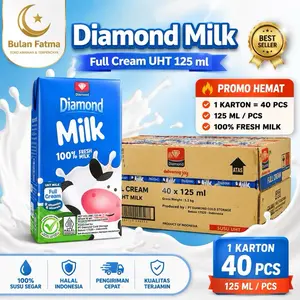 Diamond Susu Uht Fullcream 125mlx40pcs (1karton)