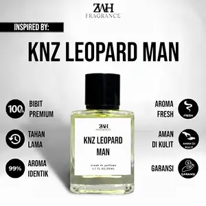 Ziwah Parfum Inspired Knz Leopard Man 50ml - 30ml Wangi Tahan Lama 24 Jam Kualitas Premium