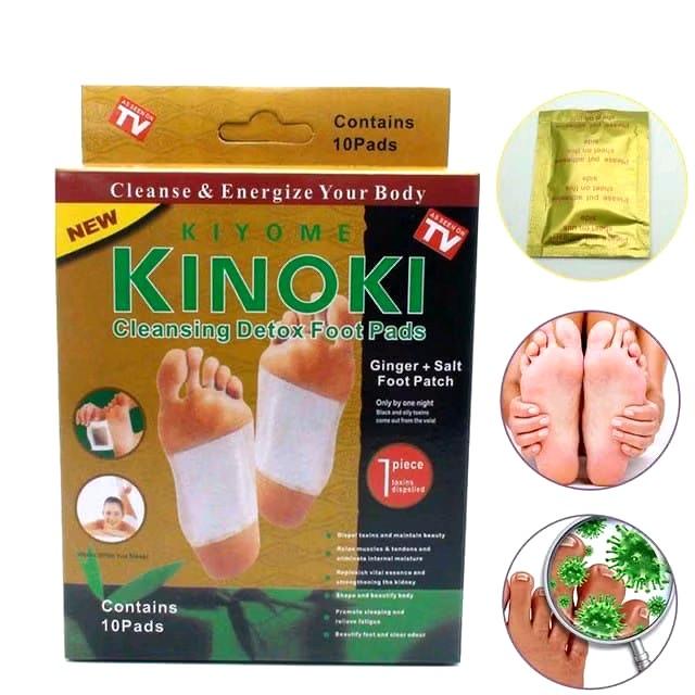 PROMO Paket 5 Box isi 50 PCS Kinoki Gold Detox Foot Pads Koyo Penyerap Racun Dalam Tubuh Secara Alami 2
