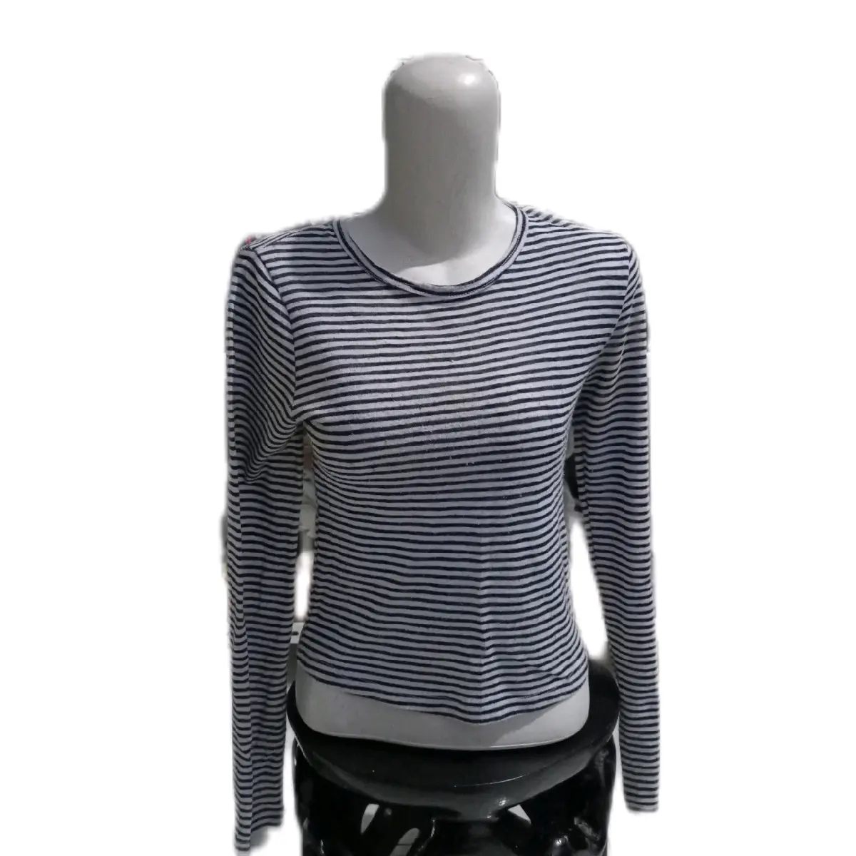 Manset Hijab Garis Hitam White Lengan Panjang premium cakep