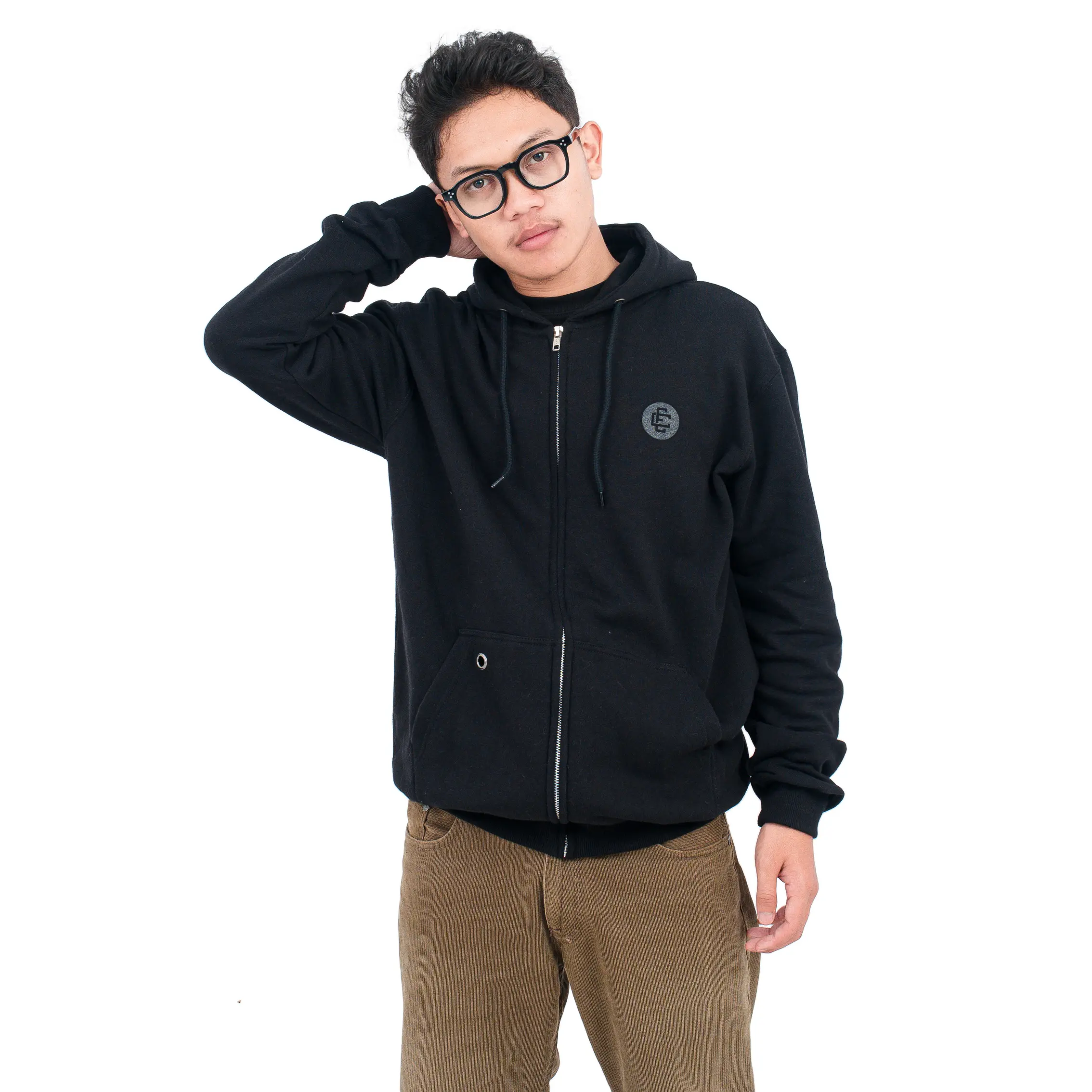 Ecordie " CRUEL-1 "  Zip hoodie / Jaket hoodie