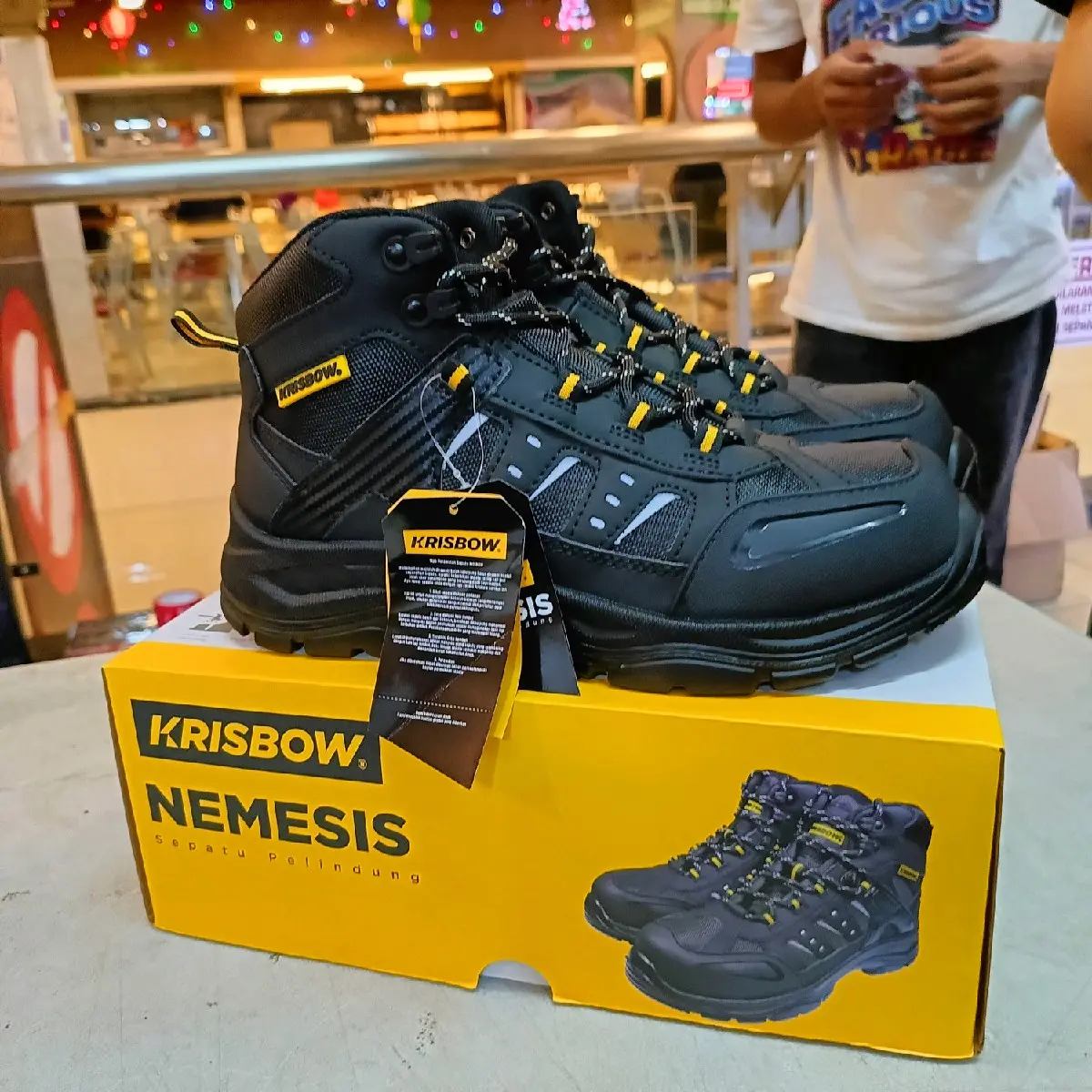 Sepatu Safety Krisbow Nemesis Original