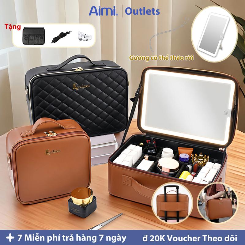  Túi Đựng Đồ Trang Điểm Mĩ Phẩm Nhiều Ngăn Túi Dung Tích Lớn Cốp Đựng Mỹ Phẩm Cốp Đựng Đồ Trang Điểm Nam 