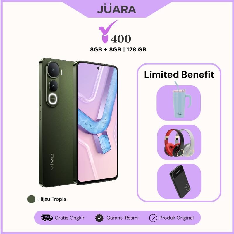 BUY GET 4] Vivo Y400 4G (8/128GB) Kamera 50MP Sony IMX852 Shop