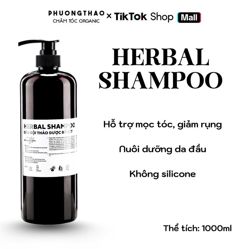 Dầu Gội Thảo Dược Bồ Kết size 1000ml hỗ trợ nuôi dưỡng da đầu
