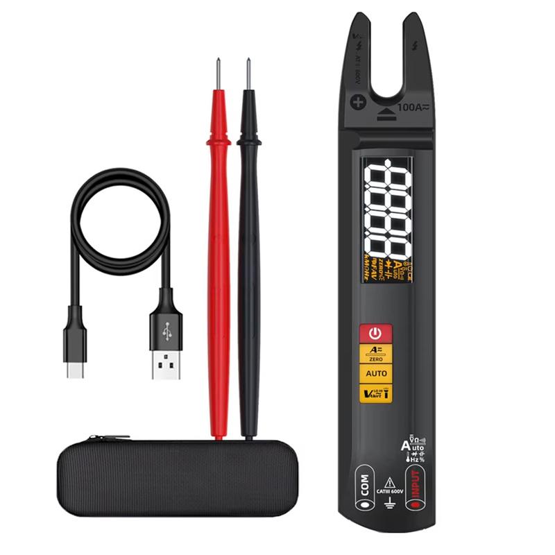 Máy đo kẹp kỹ thuật số, U0 / U1, Kẹp Ampe kế DC AC 100A, Kìm, T-RMS, Dòng điện, Mở hàm, Máy kiểm tra điện, Điện áp Ohm, Đồng hồ vạn năng tự động
