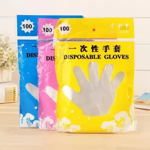 (RDM) 100 PCS Sarung Tangan Plastik Bening Disposable Gloves Food Hand