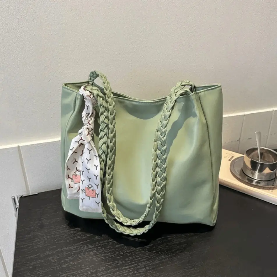 Tas Totebag Vior Free Syall / Pita Tas Bahu Wanita Besar Simpel Polos Viral