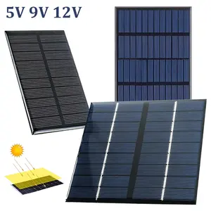 Solar Panel Cell Mini 5V 9V 12V Modul Power DIY Tenaga Surya Matahari Poly Crystalline Lampu