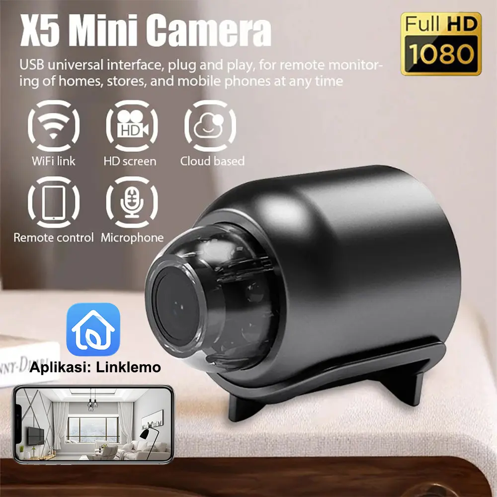 1080P HD CCTV Mini WIFI Camera Motion Detection Night Vision Camcorder Mini CCTV IP Camera