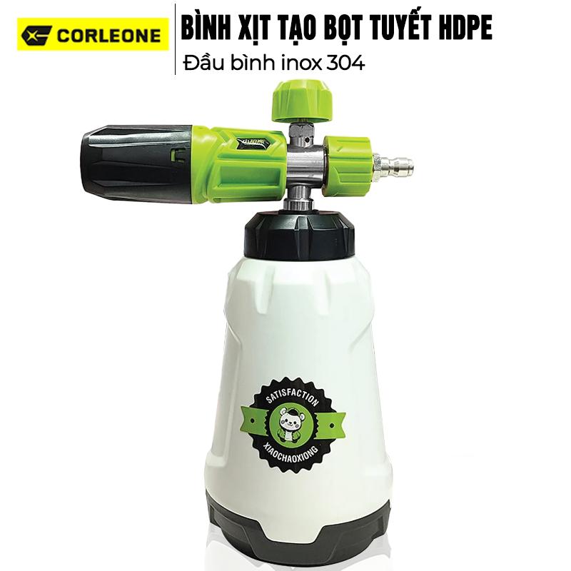 Bình tạo bọt tuyết 1 Lít Panda C0004-47, đầu bình inox chống gỉ, gắn vòi phun xịt rửa của máy rửa xe công suất cao, bình xịt bọt cho máy rữa xe, giúp tạo bọt nhanh