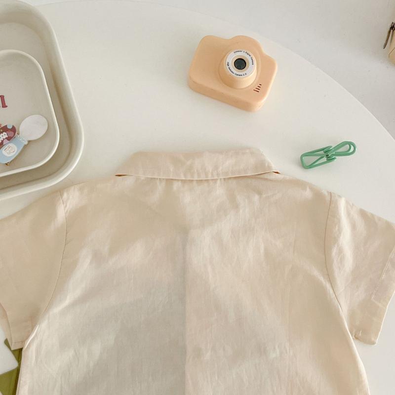 Product Introduction of 0-2 year old newborn summer cartoon dinosaur male baby thin breathable shirt jumpsuit crawling suit 4