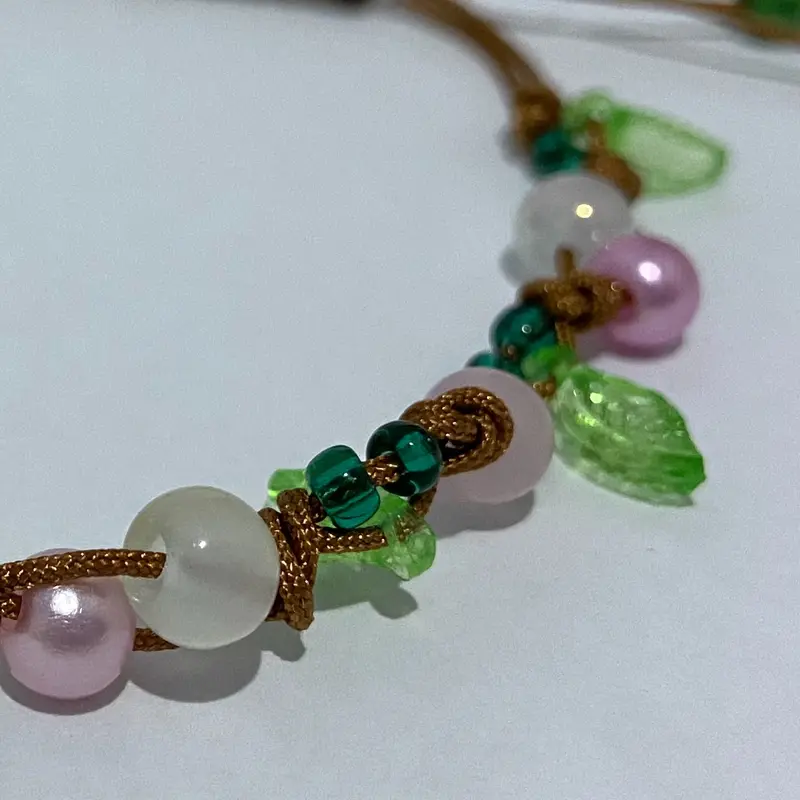 Gelang Manik-Manik Handmade Motif Daun dan Bunga untuk Gadis-Gadis - Model Bracelets 4