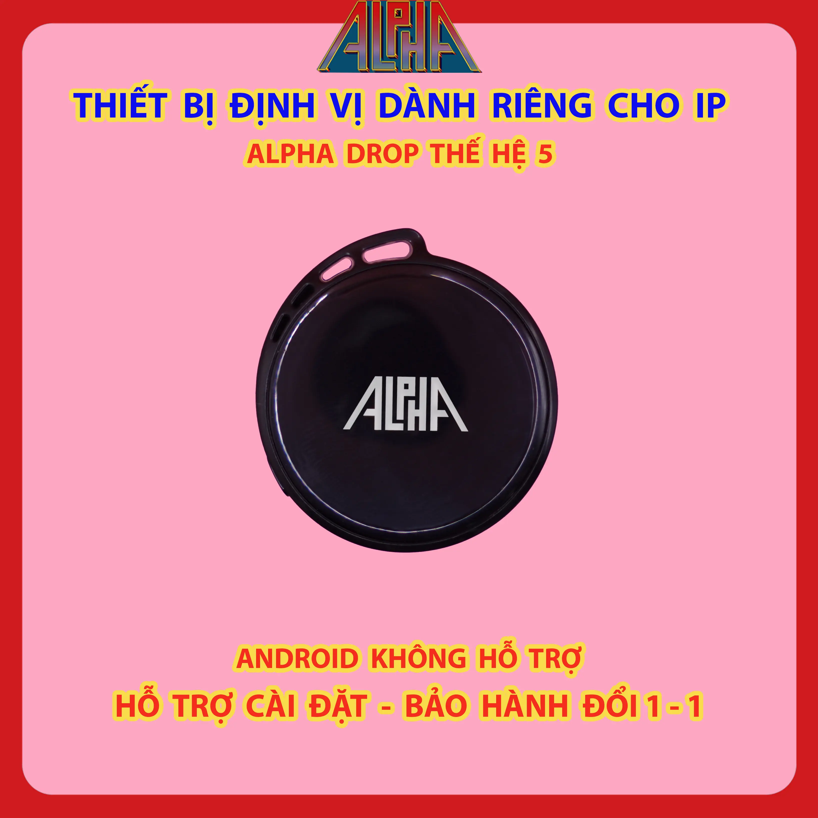 Thiết Bị Định Vị Dành Riêng Cho IP Thế Hệ 5: Không Phí - Pin 1 Năm- Không Dùng Cho Android