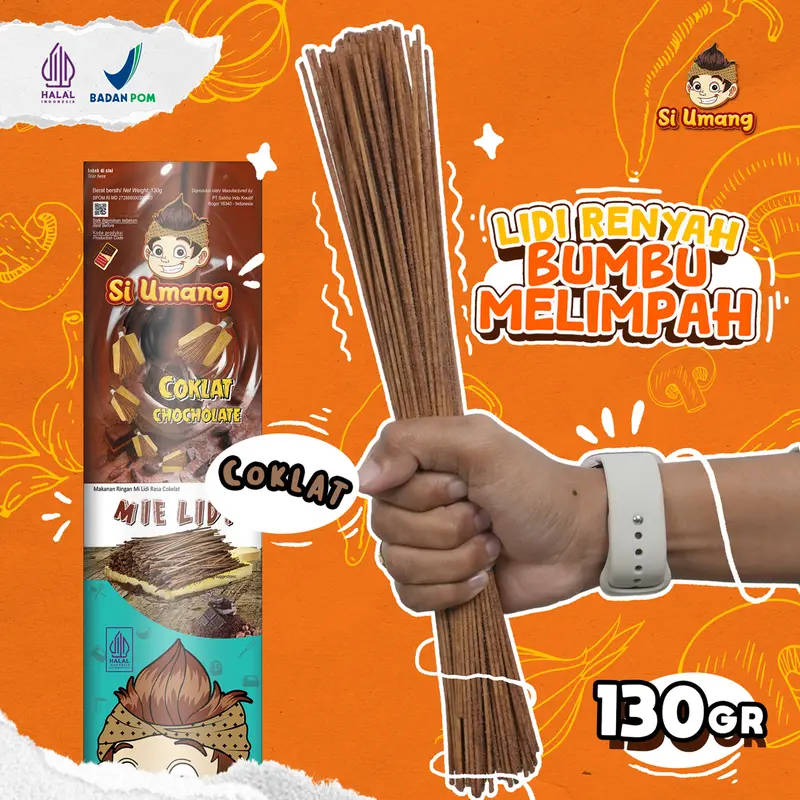 Si Umang Cemilan Sapu Lidi 130G Paket Bundling Hemat 10 Pcs (TIDAK BISA REQUEST RASA) Food Jajanan Snack Keripik Asin Manis Pedas Gratis Ongkir Rp0 2