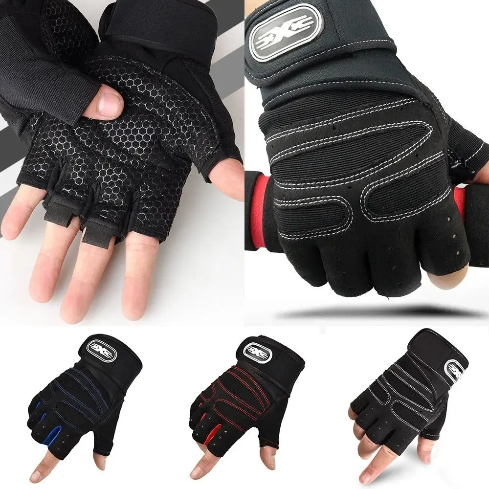 Gym Training Fitness Gloves High Quality Non-slip Bodybuilding Workout Ridding Gloves WristProtector Sport Gloves for Men Women