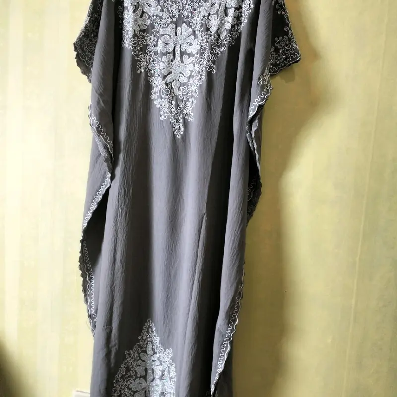 Kaftan bahan Crinkle premium lembut 2