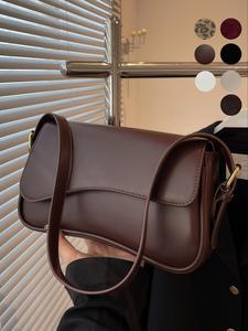 Elegante bolso de hombro minimalista para mujer, Moderno bolso de hombro vintage, Chic bolso de hombro muy combinable para el uso diario y el trabajo