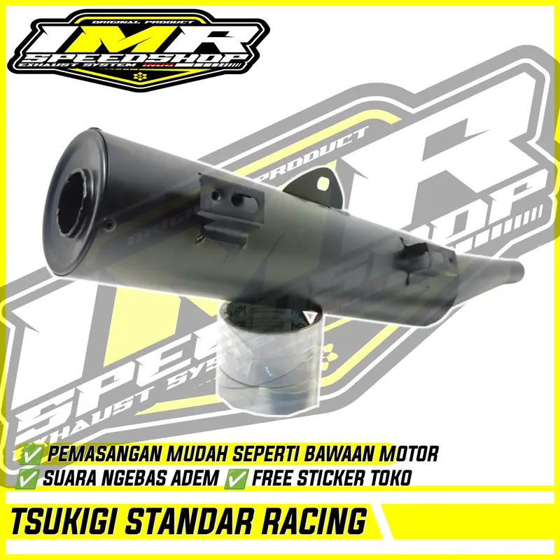 KNALPOT TSUKIGI STANDAR RACING JUPITER Z Z1 MX 135 VEGA R ZR CRYPTON ASTREA SUPRA 125 REVO BLADE 110 7