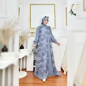 Tsurayaa Salwa - Nadya Set | Gamis Ceruty |
