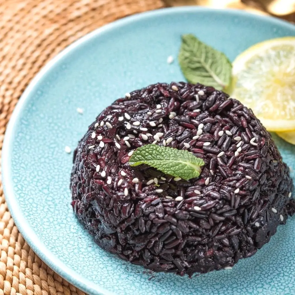 SG Ready Stock Organic Black Rice 500g - High in Fiber - Grain Protein