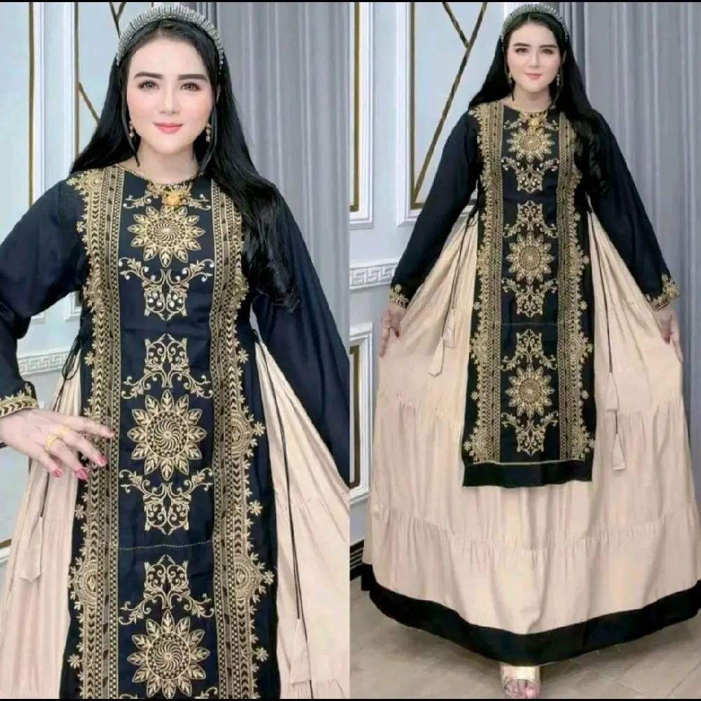gamis hindi bordir anarlidah anjeli gamis hindi bordir anarlidah anjeli